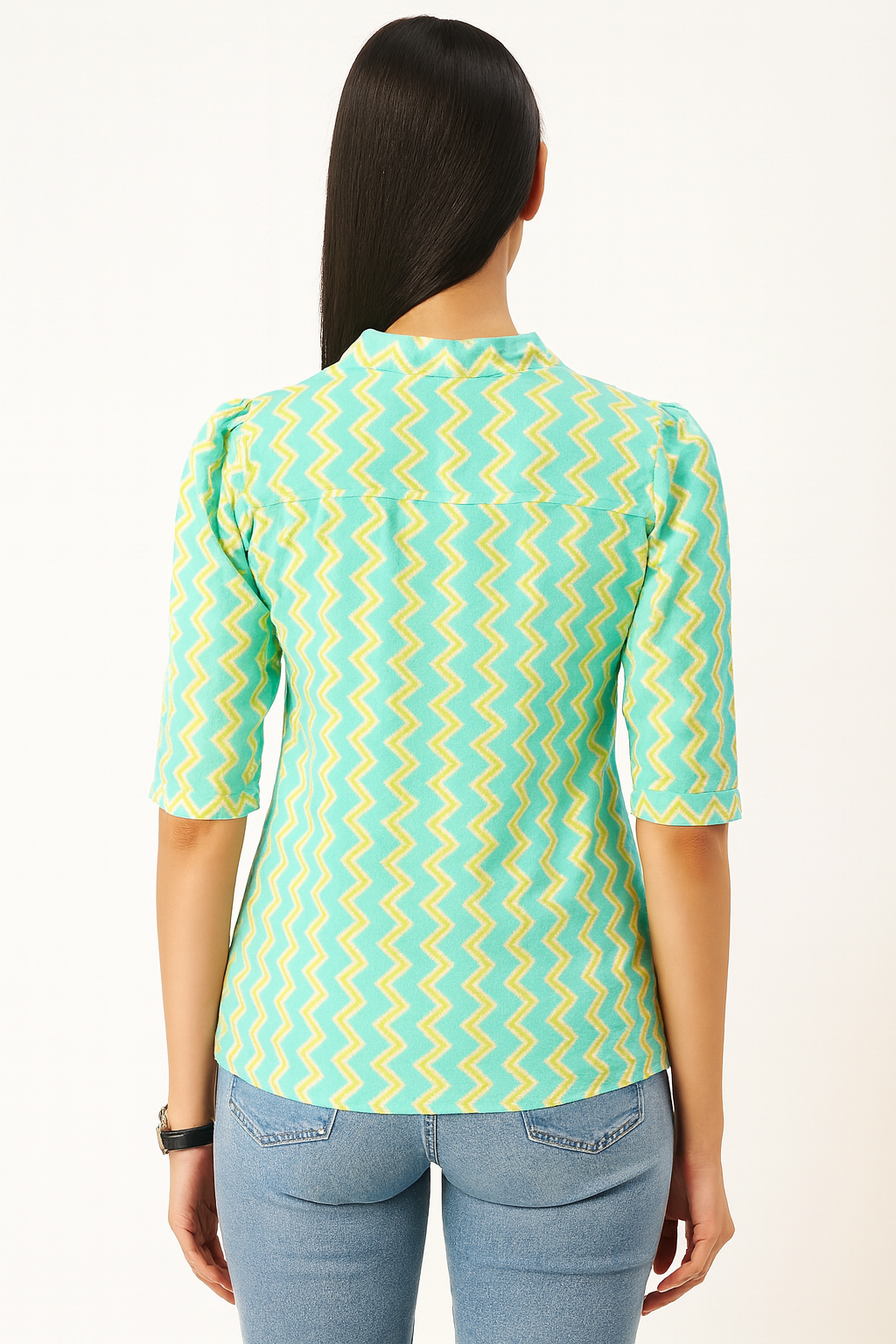 Turquoise Striped Tunic