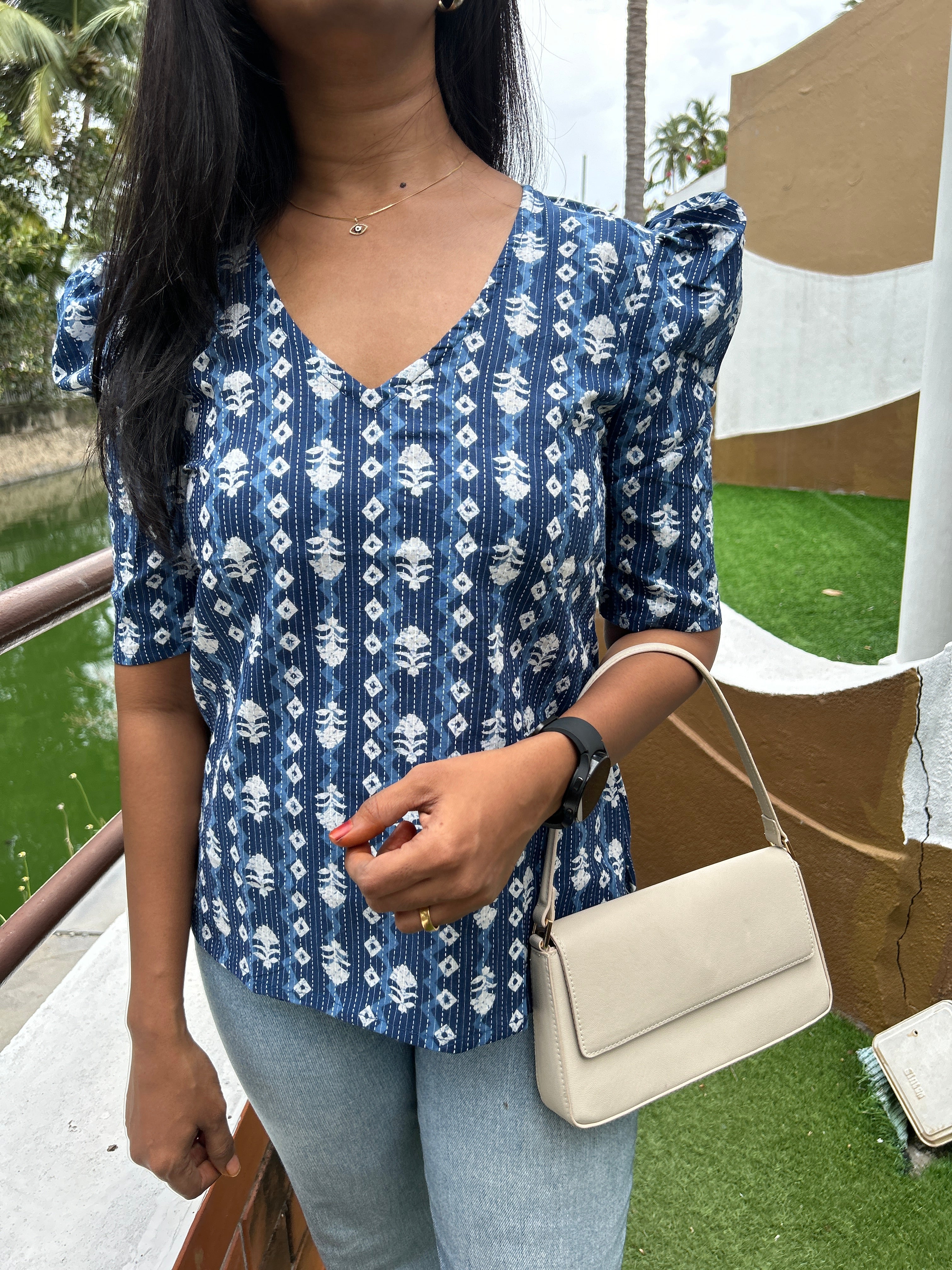 Combo ( Kantha + floral)